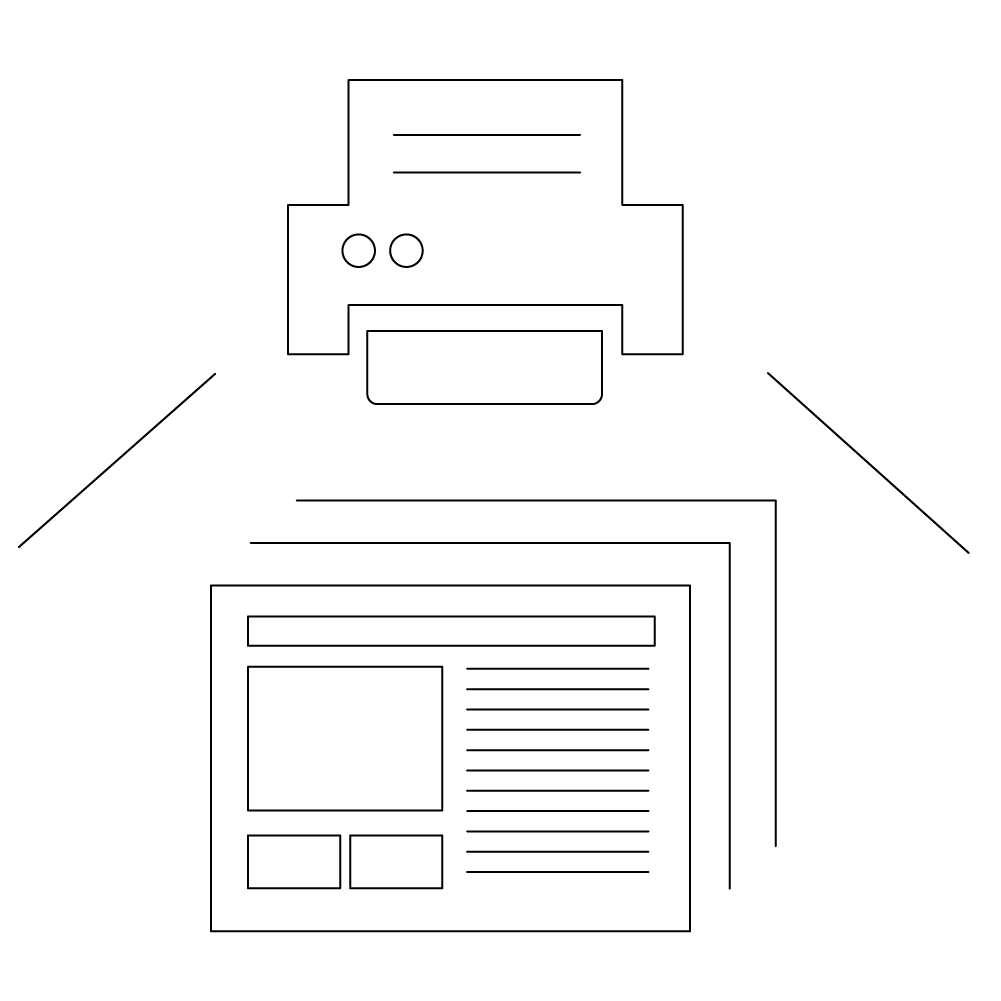 複数パターンの資料が出力可能